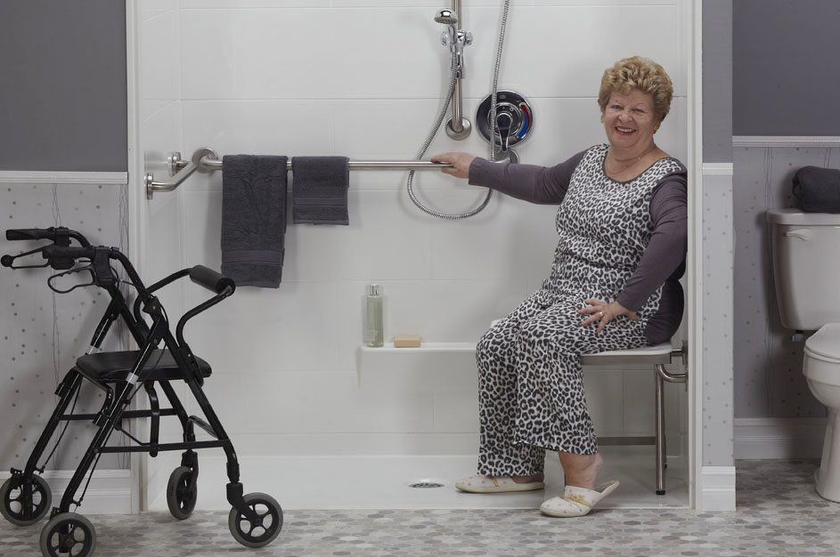 accessible roll in shower