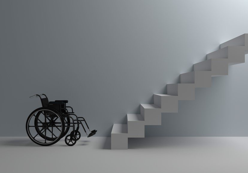 wheelchair ramp or lift