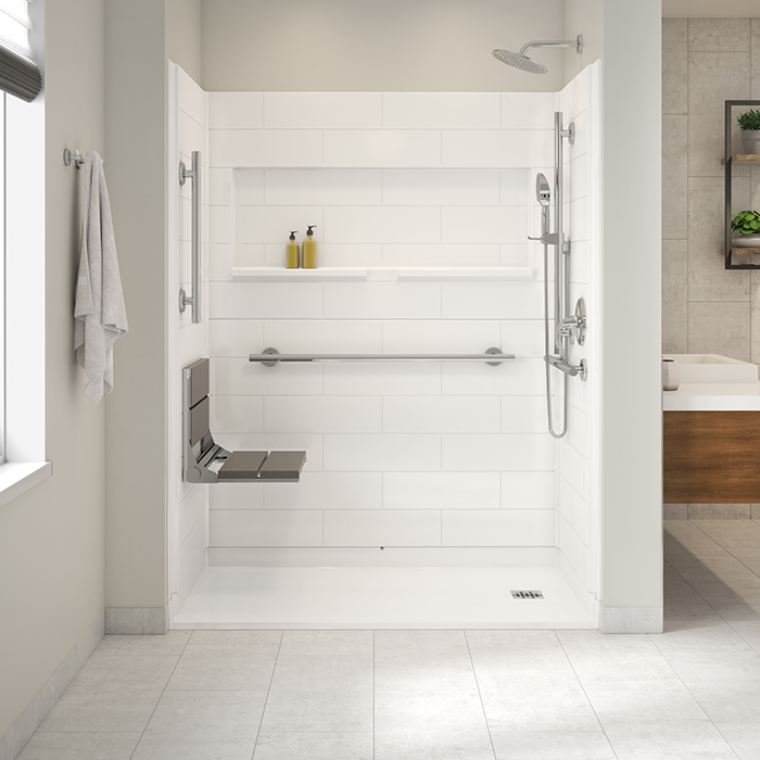 New Inspire Shower is accessible for tub to shower conversion