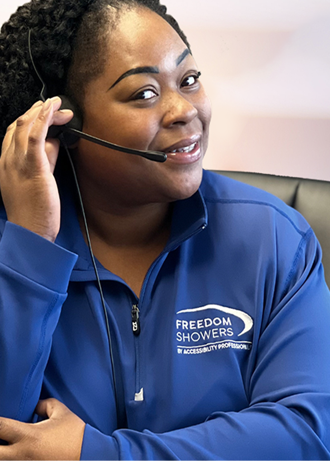 Freedom Showers support team