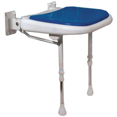 18⅛" x 19⅛" Folding Shower Seat, BLUE Pad