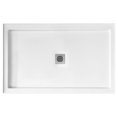 Freedom Acrylic Corner Shower Pan Acrylic 42 x 36 with 3 inch threshold