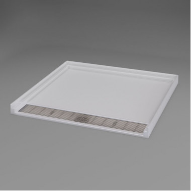 Linear Drain ADA Transfer Shower pan 36 x 36 inches ID