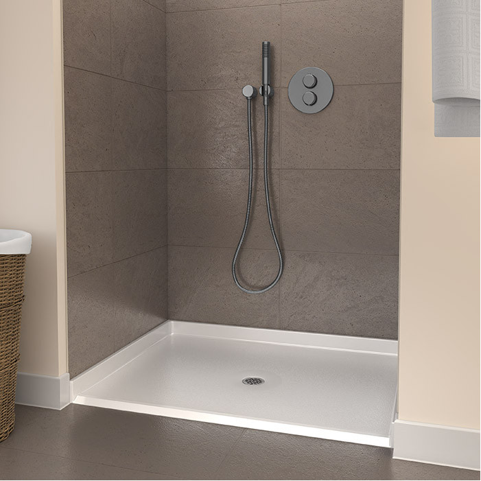 4836bfpan barrier free shower