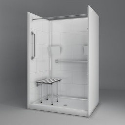 ANSI type B shower stall