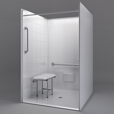 50½" x 50⅛" Freedom Accessible Shower