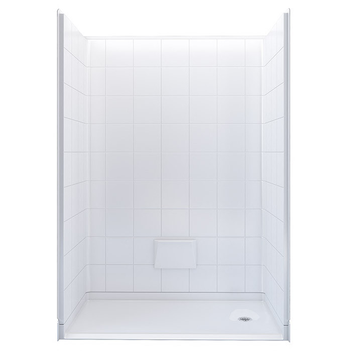 5 piece accessible shower for a mobile home 