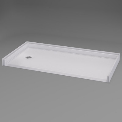 60" x 31" Freedom Accessible Shower Pan, LEFT Drain