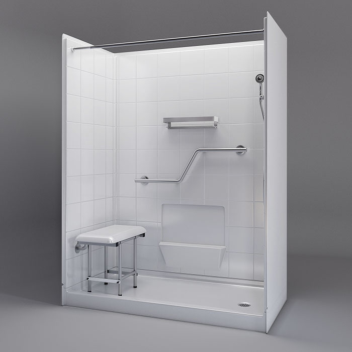 Walk in Showers for Seniors Shower Inserts Kits
