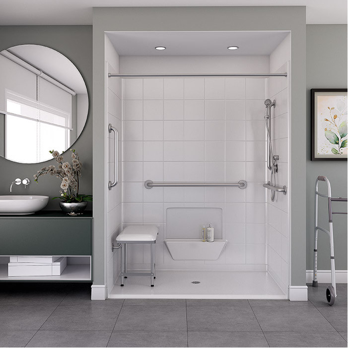 bathtub replacement barrier free shower