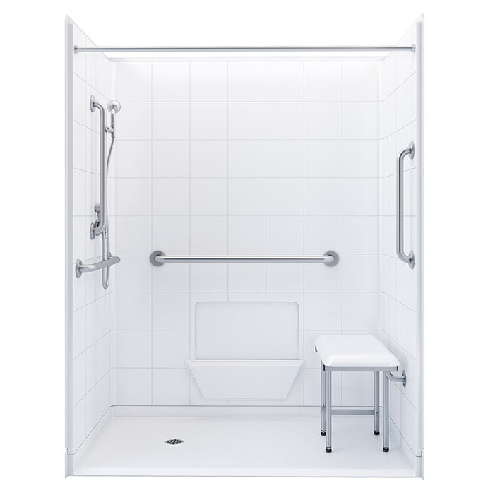  a freedom shower with accessories 