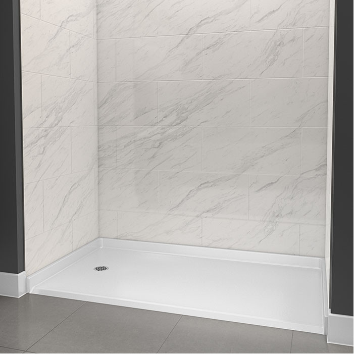 no curb shower tray 