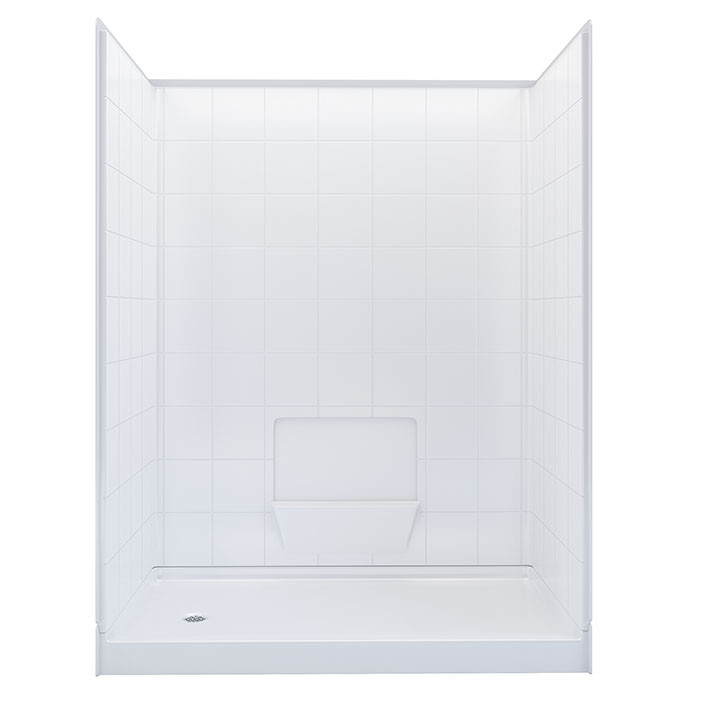 easy step shower stall bare