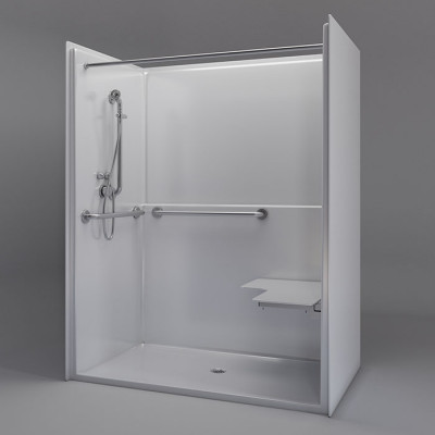 60" x 36" Freedom Accessible Shower, Right Seat