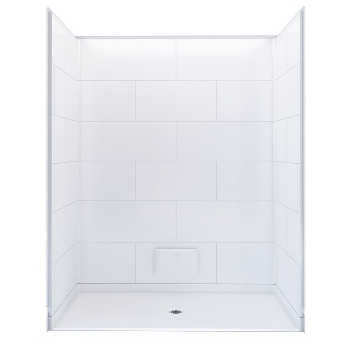 5 piece shower stall ADA rollin  
