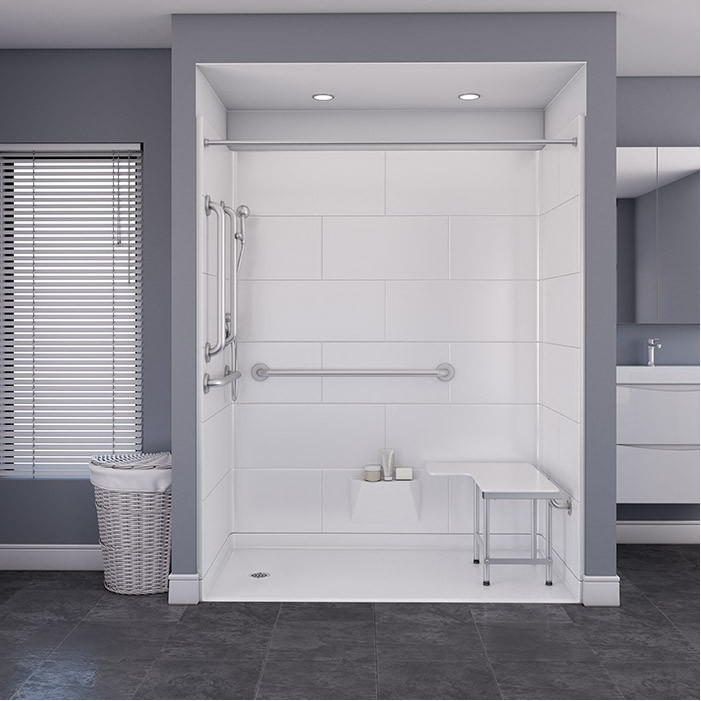 code compliant shower 5 piece 