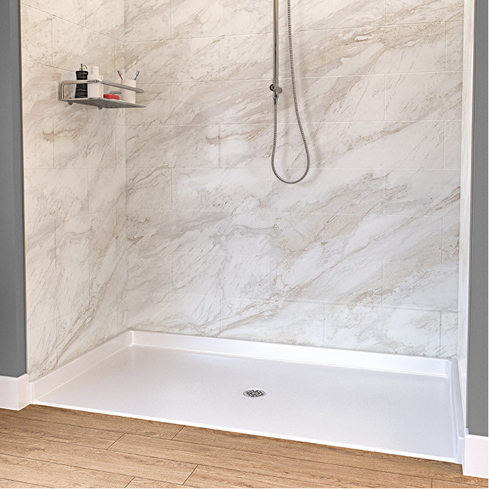 ada compliant shower pan that is wheelchair accessible