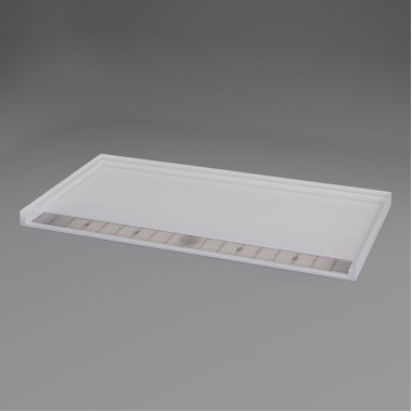 Linear Drain ADA Roll In Shower pan 60 in x 32in ID Linear Drain ADA Roll In Shower pan 60 in x 32in ID