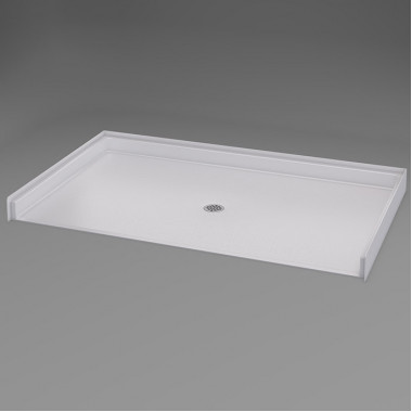 62 by 38 inch ADA Wheelchair Shower Base,White, 3/4 inch threshold, center drain. ID 60 x 36 inch 62 by 38 inch ADA Wheelchair Shower Base,White, 3/4 inch threshold, center drain. ID 60 x 36 inch