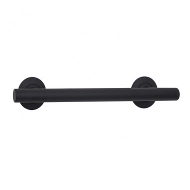 matte black decorator grab bars for bathrooms and showers 18 inch