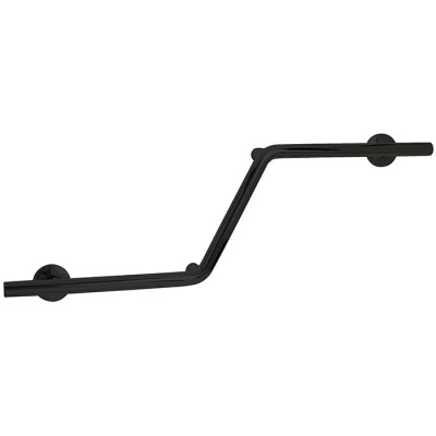 Left hand matte Black zig zag grab bar