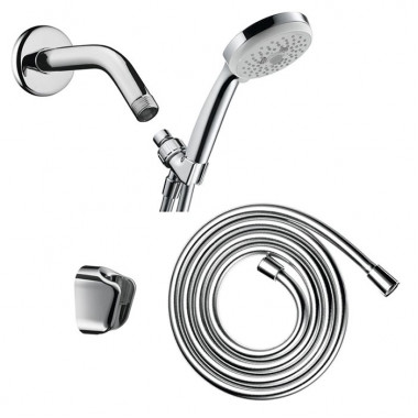 3 Jet Handshower Kit with Shower Arm Mount and Porter