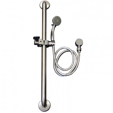 height adjustable handheld shower kit with glide bar