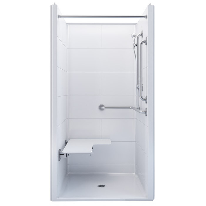 ADA transfer shower for senior-living