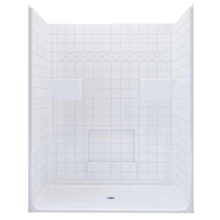 one piece ADA shower stall