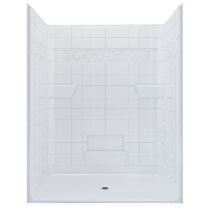 one piece ADA shower stall