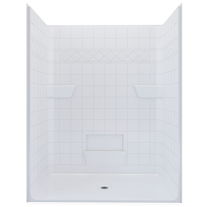 one piece ADA shower stall
