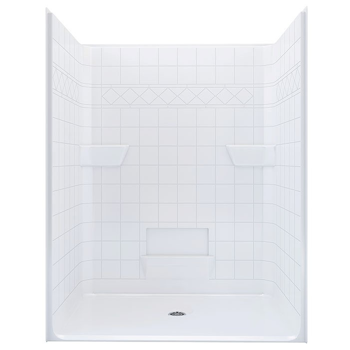 ADA shower stall bare