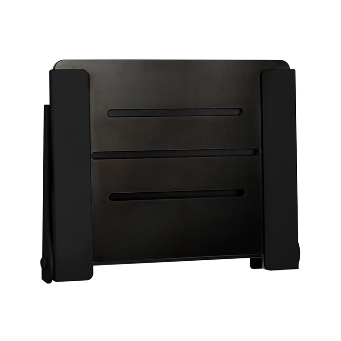 18¾" x 15½" High Back Decorator Shower Seat, Phenolic BLACK