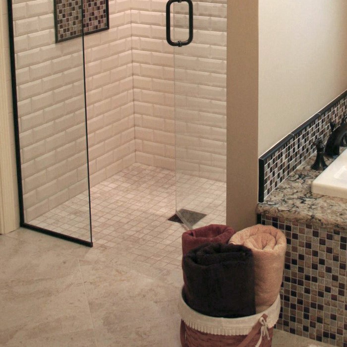Level Entry Shower Pan Kit For Tile, Tile For Showers