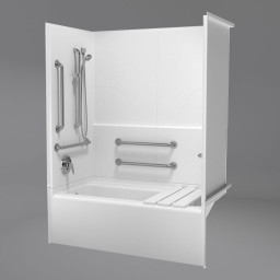 Freedom ADA tub shower stalls from Accessibility Professionals