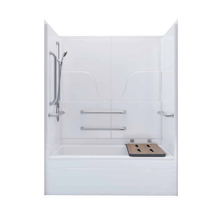 ADA bathtub with accessories