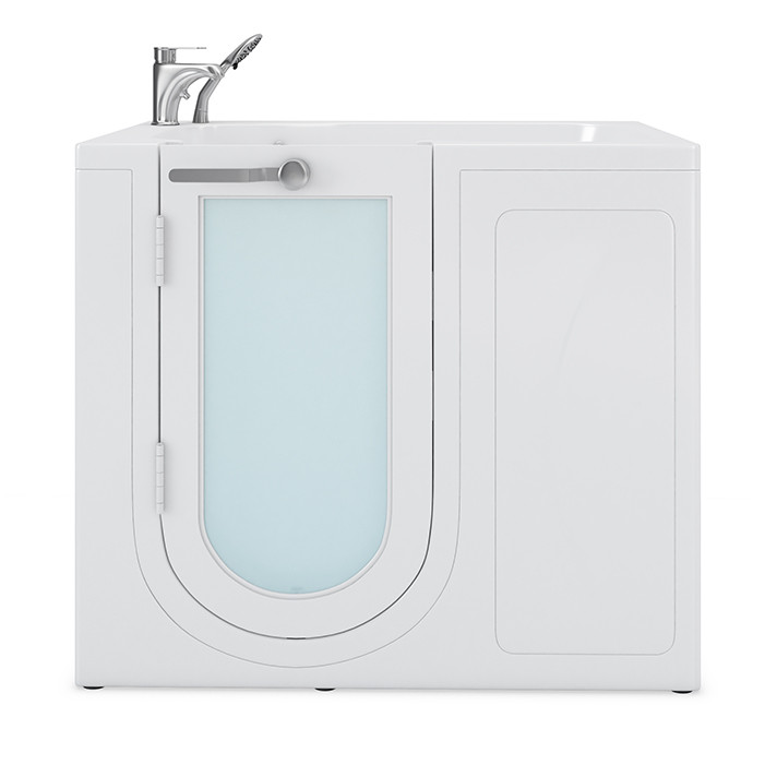  White walk in tub 26 x 45 with Hydro Therapy Jets, U Shaped Door, Left drain