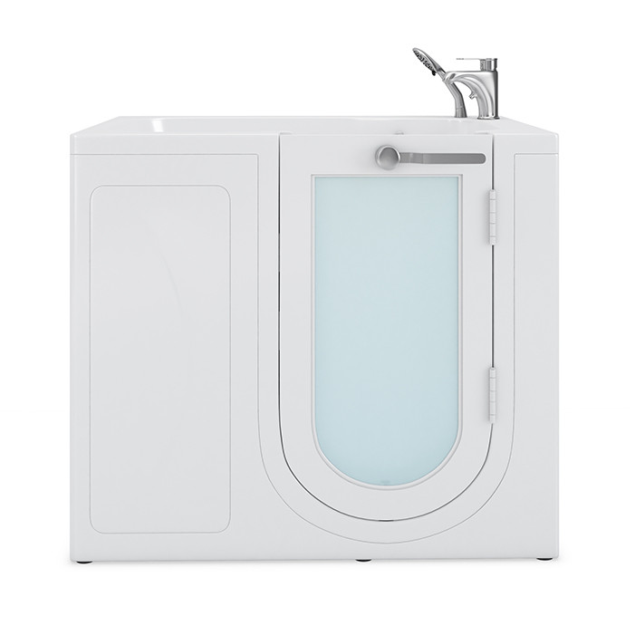  White walk in tub 26 x 45 with Hydro Therapy Jets, U Shaped Door, Right drain