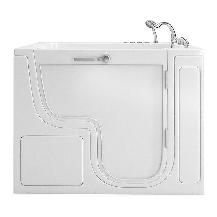 Walk in bathtub and shower 30 x 52 with Hydro Jets, Right drain.