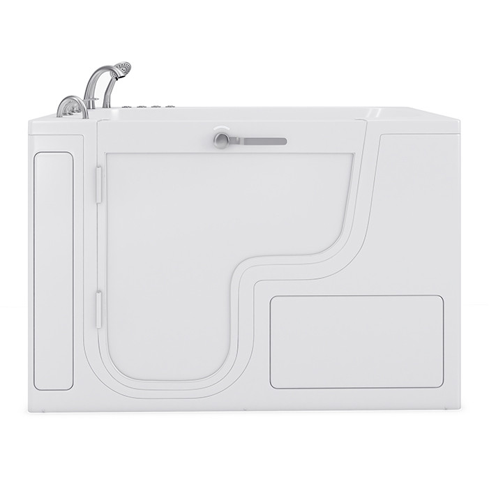 Large walk in bathtub shower combo 30 x 60 with Hydro Jets, Left drain.