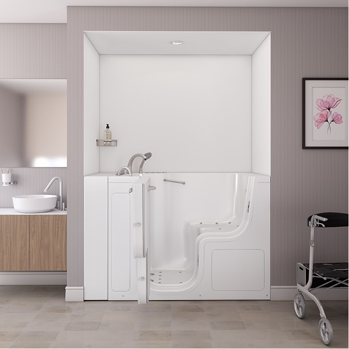  Walk in Transfer Tub 32 x 52 with Hydro Jets, Left drain