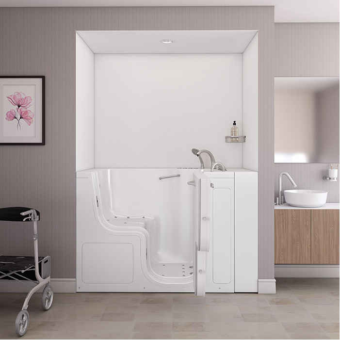 Walk in bathtub with shower 32 x 52 with Hydro Jets, Right drain.
