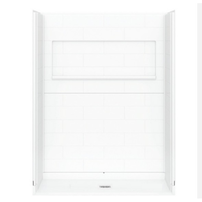 Inspire Shower with Full Shelf Soap Niche