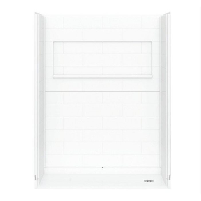 Inspire Shower with Full Shelf Soap Niche