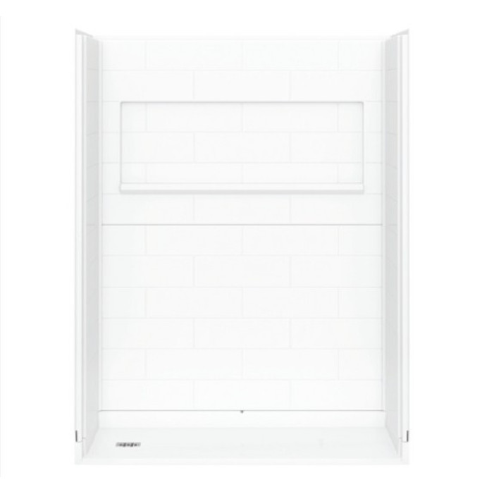 Inspire Shower with Full Shelf Soap Niche