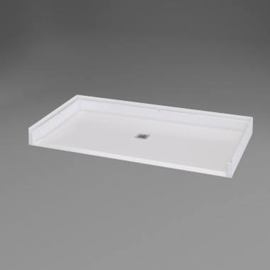 Inspire Accessible Shower Pan 60 x 32 inches center drain for home renovation projects