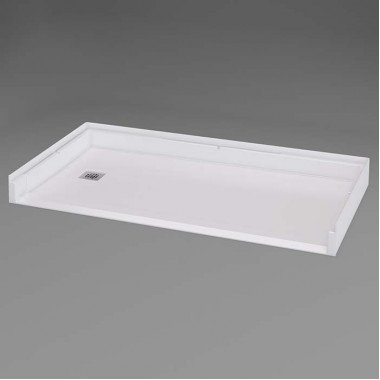 Inspire Accessible Shower Pan 60 x 32 inches left drain for tub to shower conversions