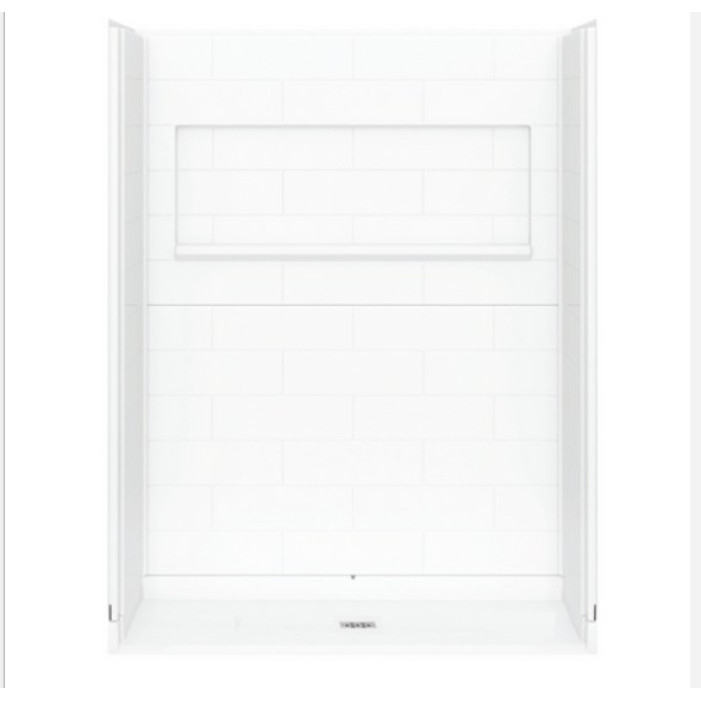 Inspire Shower with Full Shelf Soap Niche