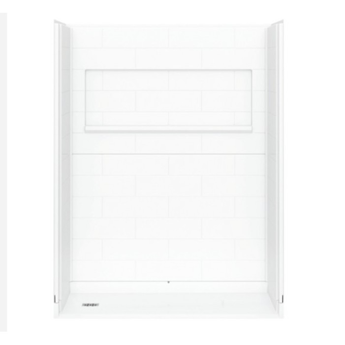 Inspire Shower with Full Shelf Soap Niche