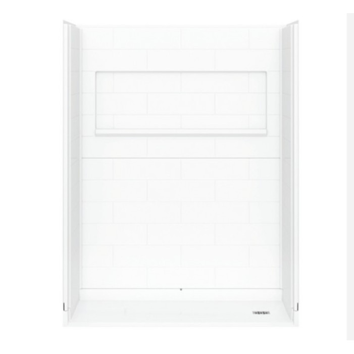 Inspire Shower with Full Shelf Soap Niche